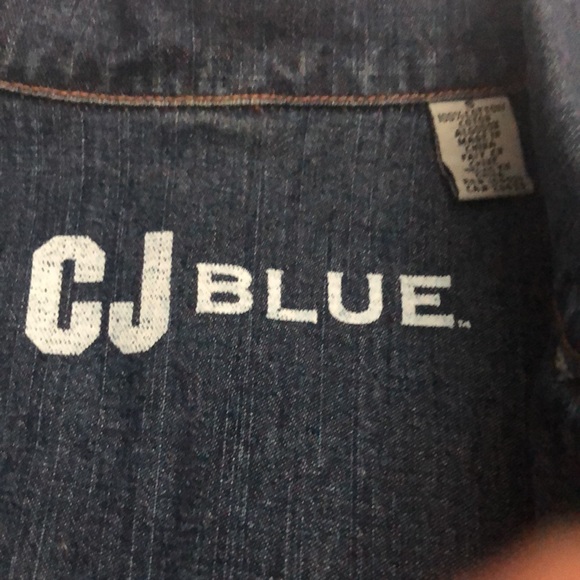 EUC CJ Blue Jean Jacket 100% Cotton - Picture 4 of 4